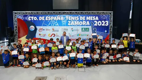 tenis de mesa los más pequeños