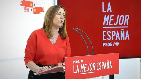 La portavoz del Comité electoral del PSOECyL, Rosa Rubio