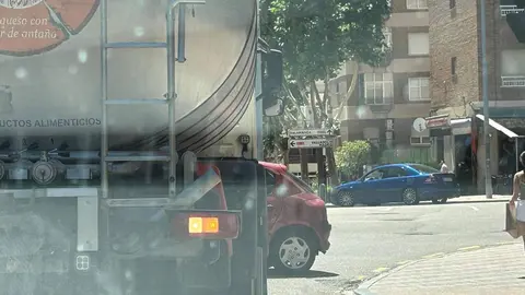 Accidente en cardenal Cisneros a la altura de la gasolinera de Losada