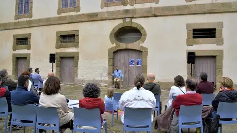 Don Guti durante una actuación en Ferrol