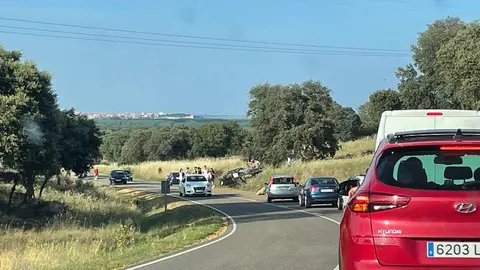 Accidente en Santa Cristina de la Polvorosa