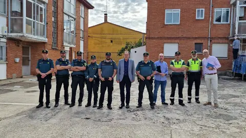 Policía Nacional y la Guardia de Alcañices.