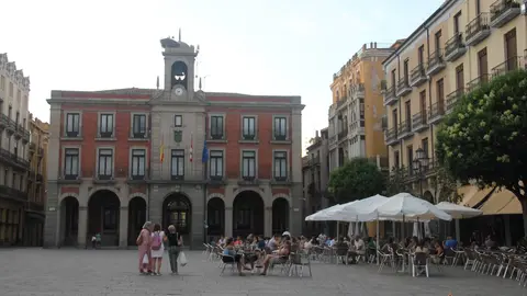 Terrazas en la Plaza Mayor