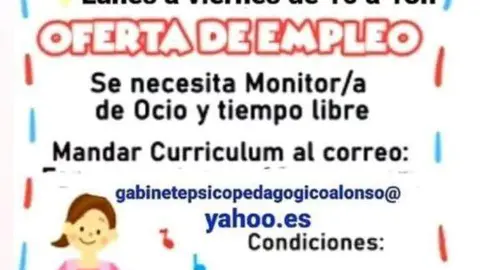 oferta de empleo Bermillo