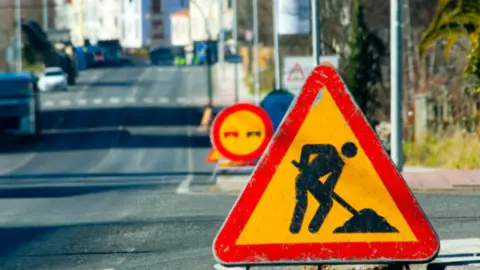 Selañización obras. Fotografía de archivo