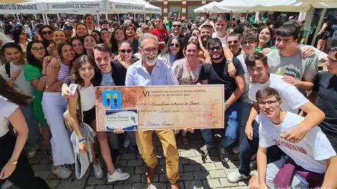 Banda Escola de Música de Beade en Pontevedra. Fotografía: Interbenavente.es