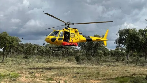Helic&oacute;ptero 112. Fotograf&iacute;a: 112 CyL