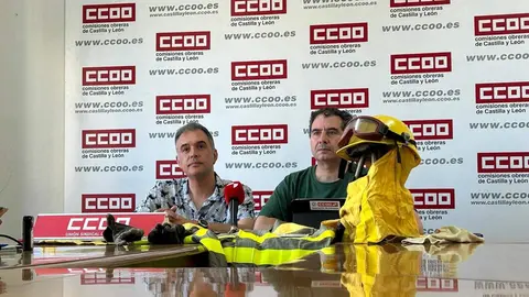 Juan Manuel Ramos García. 
 Responsable Autonómico Sector Forestal de CCOO Industria y Ángel Javier Lucas Hernández, Coordinador Provincial de CCOO Industria Zamora