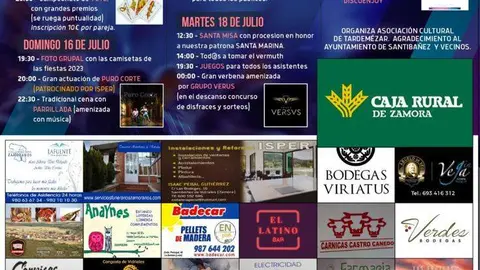 Cartel fiestas de Tardemezar