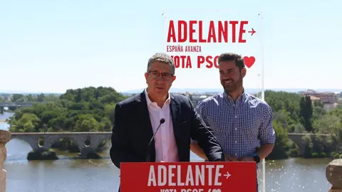 Patxi López en su visita a Zamora