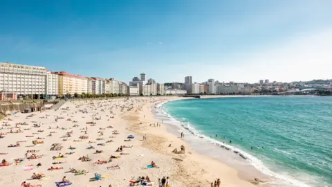 Playa de Orzán. Imagen de archivo