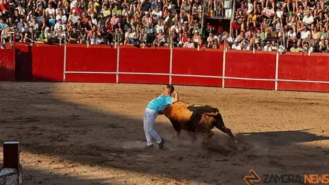 Dani Alonso en el concurso de recortes de San Buenaventura