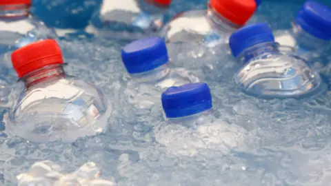 Agua fría. Fotografía de archivo