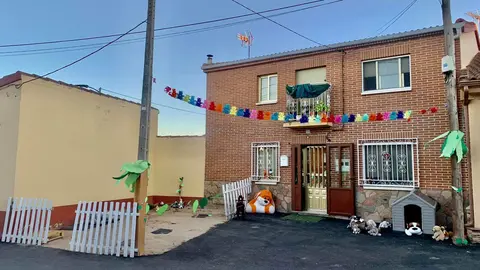 Decoración de calles en El Perdigón