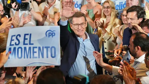 Alberto Núñez Feijóo tras el cara a cara con pedro Sánchez. Fotografía: @NunezFeijoo