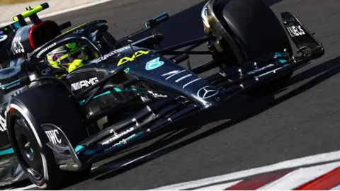 Lewis Hamilton en el circuito de Hungaroring. Imagen F1