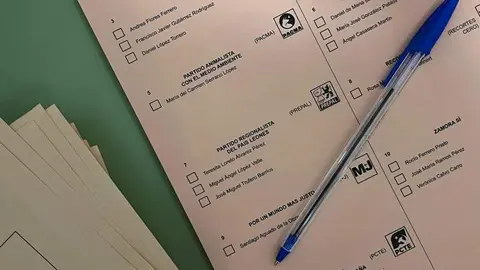 Papeletas electorales 23-J