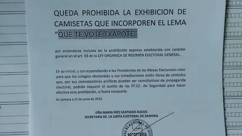 La Junta Electoral de Zamora