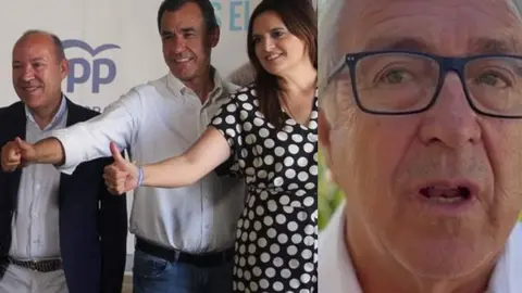 José María Barrios, Fernando Martínez-Maíllo del PP y José Fernández Blanco del PSOE
