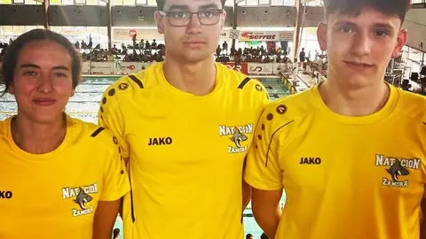 Christian y Jorge, Natación Zamora