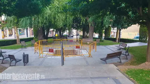 Restauración mosaico. imagen Interbenavente