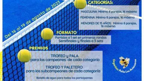 Torneo de pádel en Fermoselle