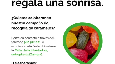 Dona caramelos, regala una sonrisa RRSS