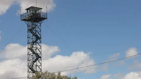 torre de vigilancia contra incendios en el entorno de la ermita de Gracia, en Bermillo de Sayago