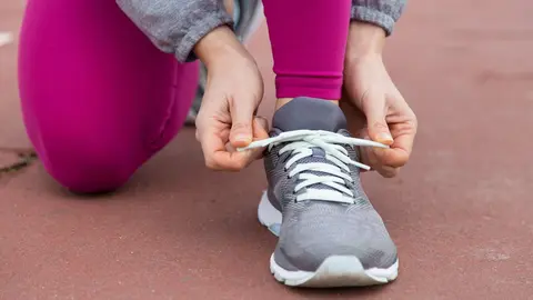 Persona preparada para hacer deporte