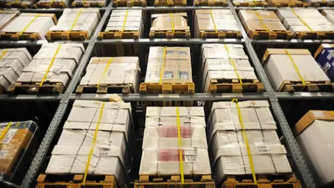 Fotografía de archivo bastidor de almacenamiento