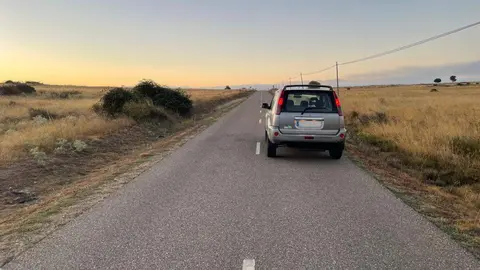 Ancho del tramo Rabanales-Grisuela de la carretera provincial ZA-P-2435