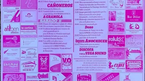 Cartel de fiestas, Burganes
