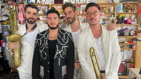 Javier y Marcos con Omar Montes vía Sorianoticias.com