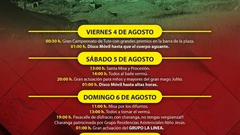 Cartel de fiestas, Pozuelo de Vidriales