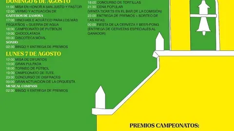 Cartel de fiestas, Villalverde