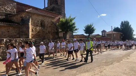 Marcha solidaria en Micereces de Tera