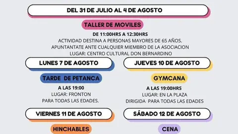 Semana cultural, Torregamones