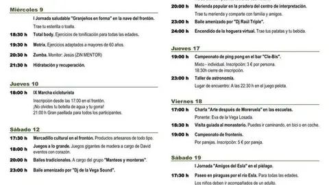 Semana Cultural, Granja de Moreruela