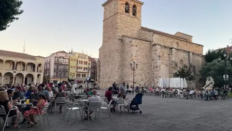 Terrazas en la Plaza Mayor