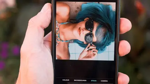 Fotografía de archivo selfie