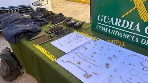 Operación Bianca para desarticular una red de robos en domicilios. Fotografía: Soria Noticias