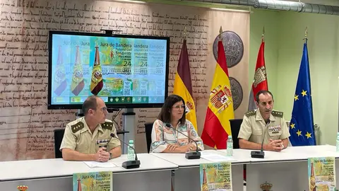 Presentación acto jura de bandera civil en Benavente
