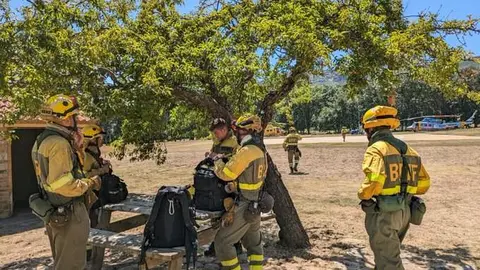 La Brigada de Refuerzo en Incendios Forestales con base en Tabuyo del Monte