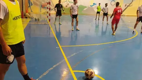 Entrenamiento del Intersala Zamora en la Ciudad Deportiva. Imagen: Instagram Intersala Zamora