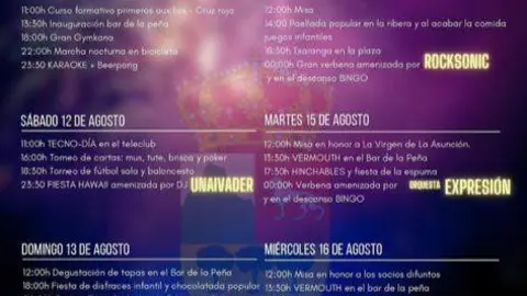 cartel de fiestas, Litos