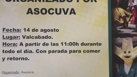 cartel mercadillo Valcabado