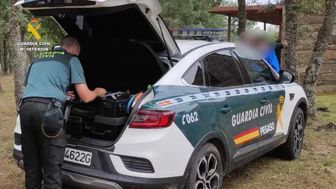 Vehículo de la Guardia Civil