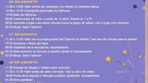 Semana Cultural, Pozuelo de Tábara