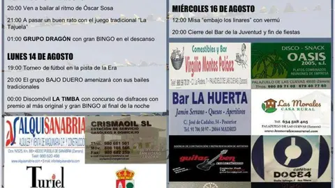 cartel Palazuelo de las Cuevas