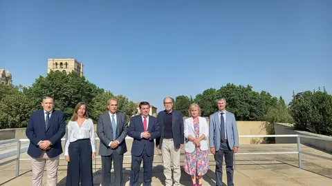 El consejero de la Presidencia y la delegada territorial en la sede del Consejo Consultivo en Zamora